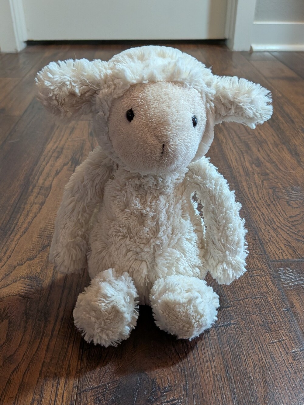 8” Jellycat SQUIGGLES LAMB Soft Plush Toy RETIRED & RARE Stuffed Farm Animal